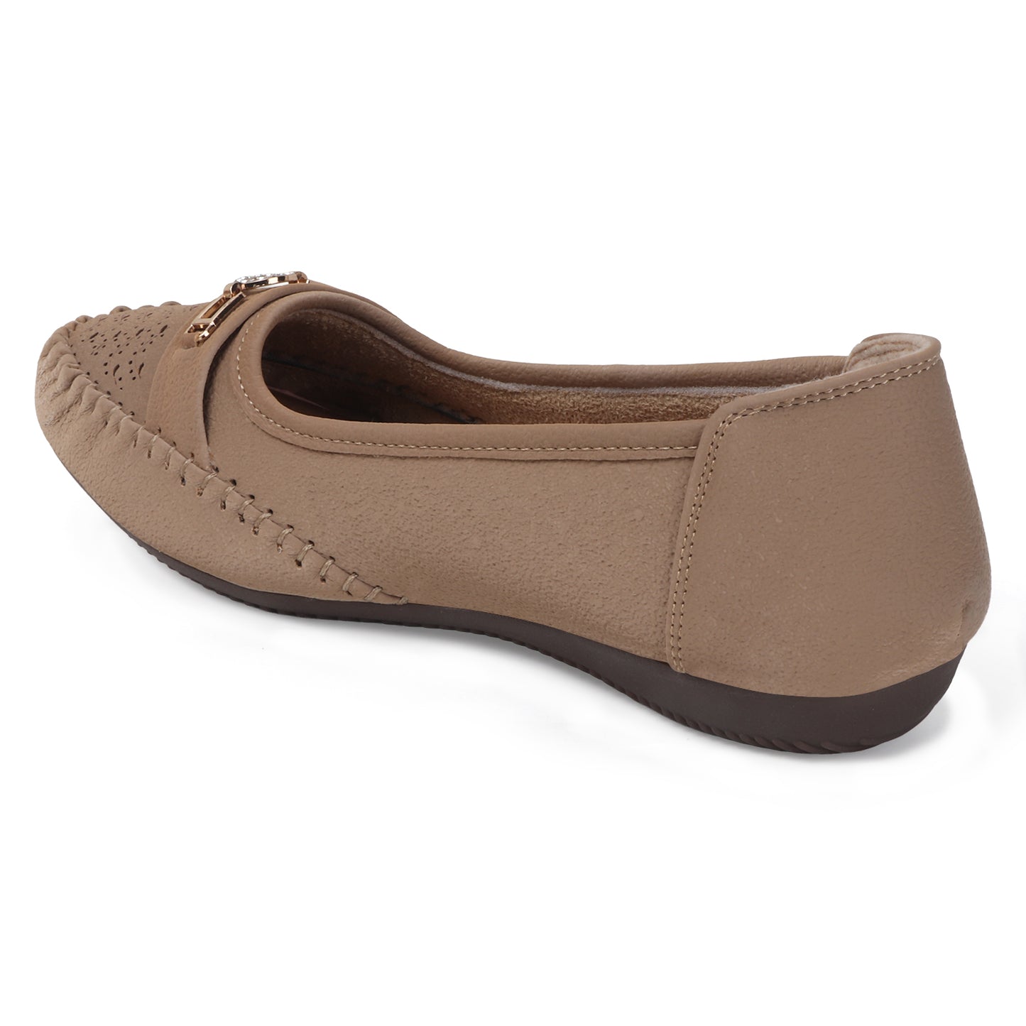 Bella Moccasin (Sandy Beige)